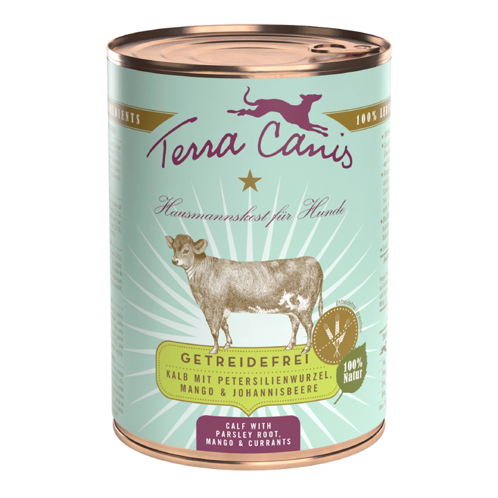 Terra Canis Hunde-Nassfutter Getreidefrei Kalb mit Petersilienwurz